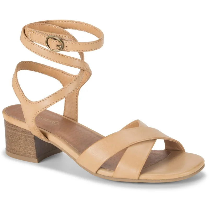 Baretraps Womens Valerie Faux Leather Warm Strappy Sandals