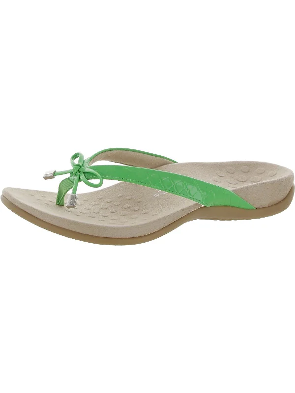 electric green patent croc