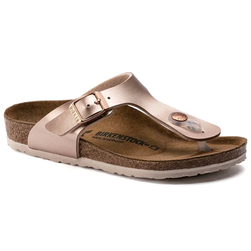 Birkenstock Gizeh Kids Electric Metallic Copper Sandals