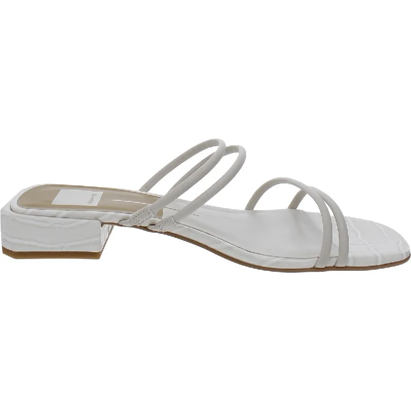 Dolce Vita Womens Open Toe Strappy Slide Sandals