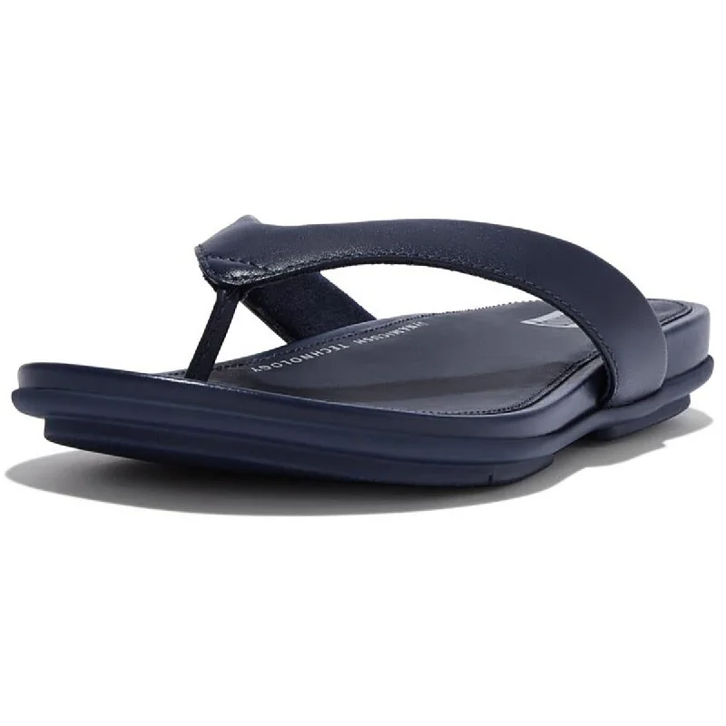 Fitflop Womens Gracie Leather Thong Slide Sandals