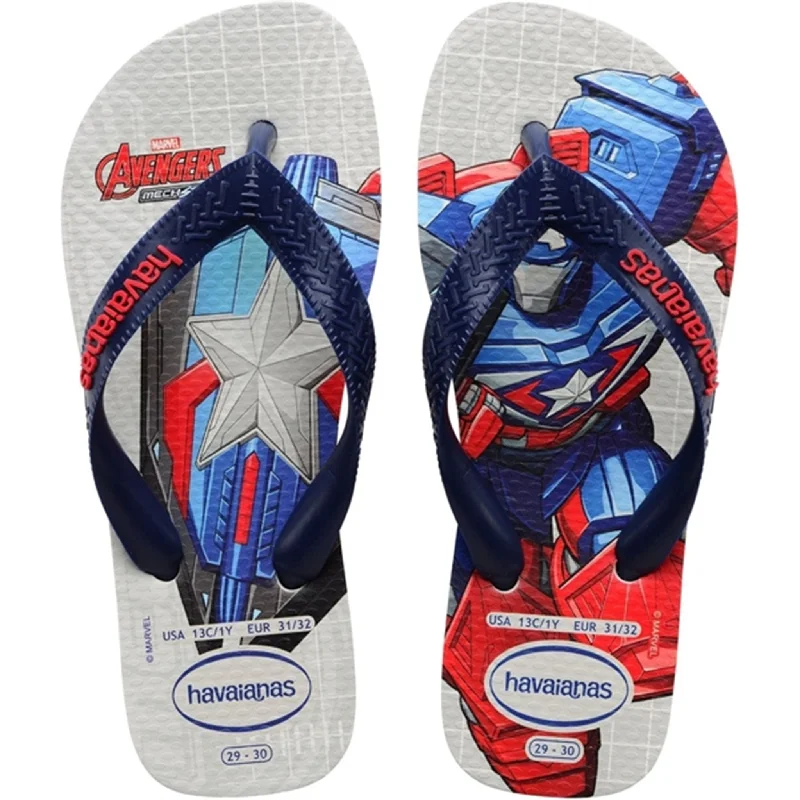 Havaianas Kids Sandals Top Marvel II White