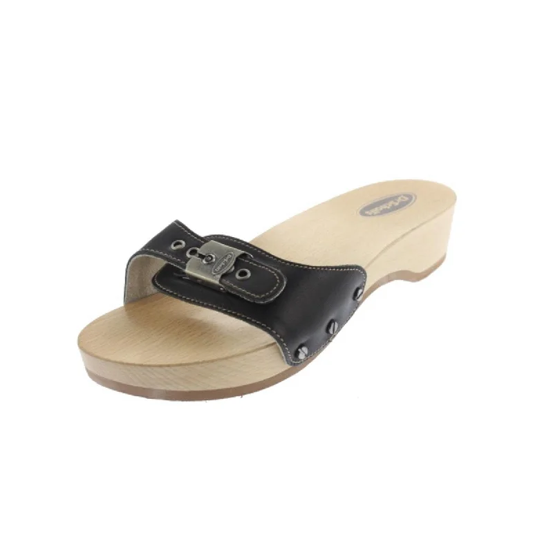 Original Womens Leather Clog Slide Sandals