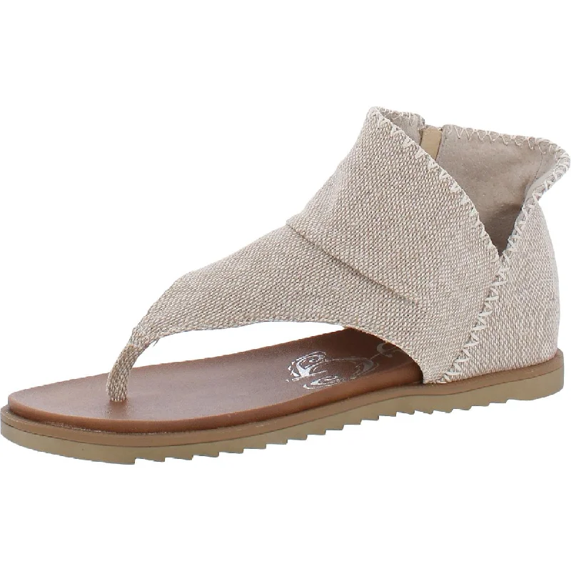 Very G Womens Alexander Pull On Covered Thong Sandals