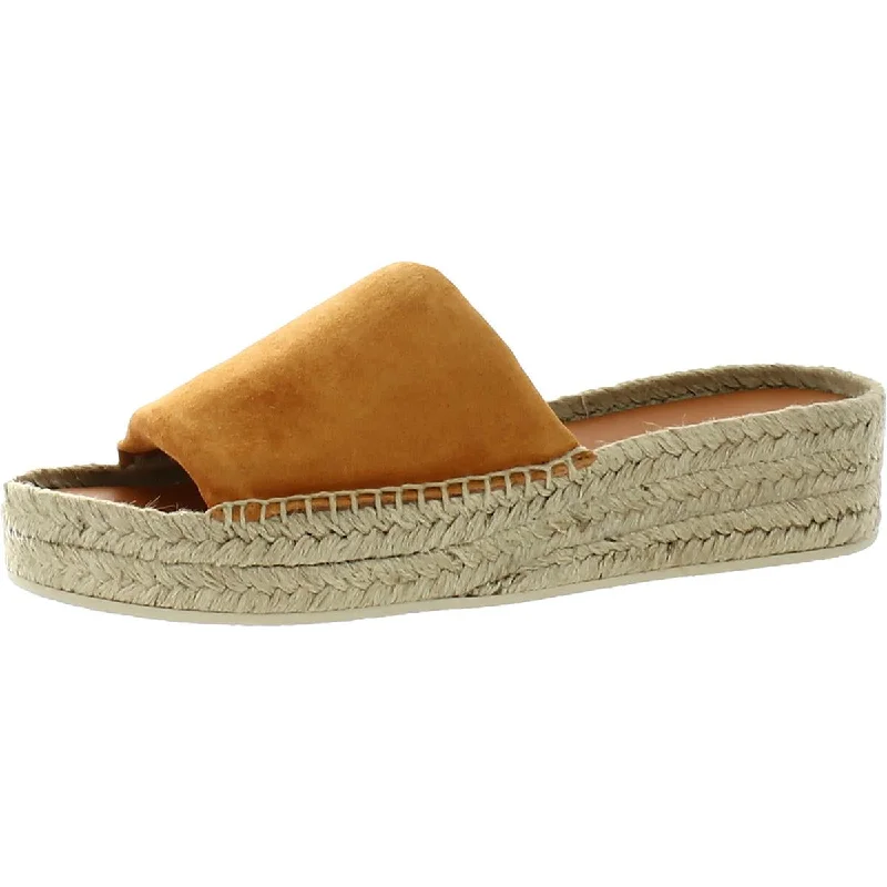 Vince Womens Jesse Padded Insole Slip On Slide Sandals