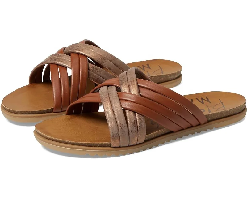 Women's Myll Sandals In Scotch Mandala/bronze Moon Metallic