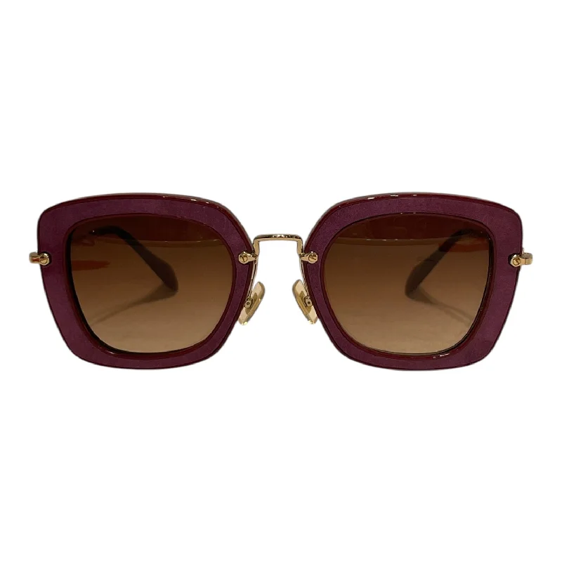 MIU MIU/Sunglasses/Metal/PPL/HAVANA