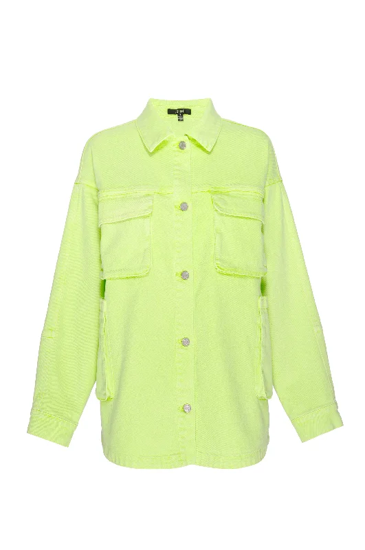 Bruno Cargo Shacket | Sunny Lime