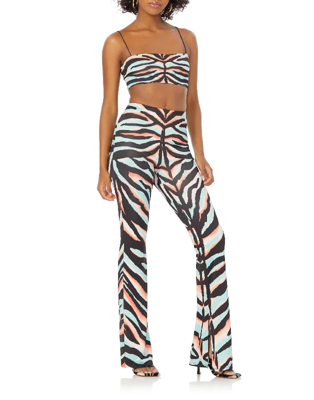 Irena Pants | Teal Zebra Placement