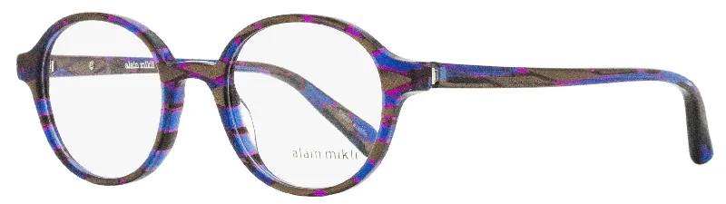 Alain Mikli Men's Oval Eyeglasses A03064 004 Rhombus Blue-Brown 47mm