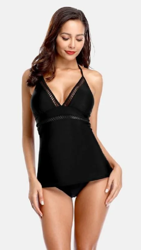 ALEXANDRA - Women's Hollow out Tankini Set