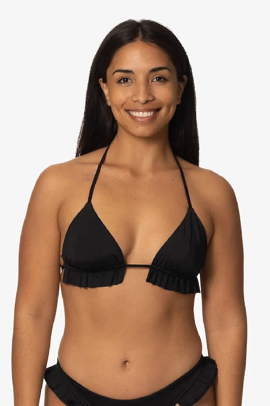 Pavones Bikini Top - Black