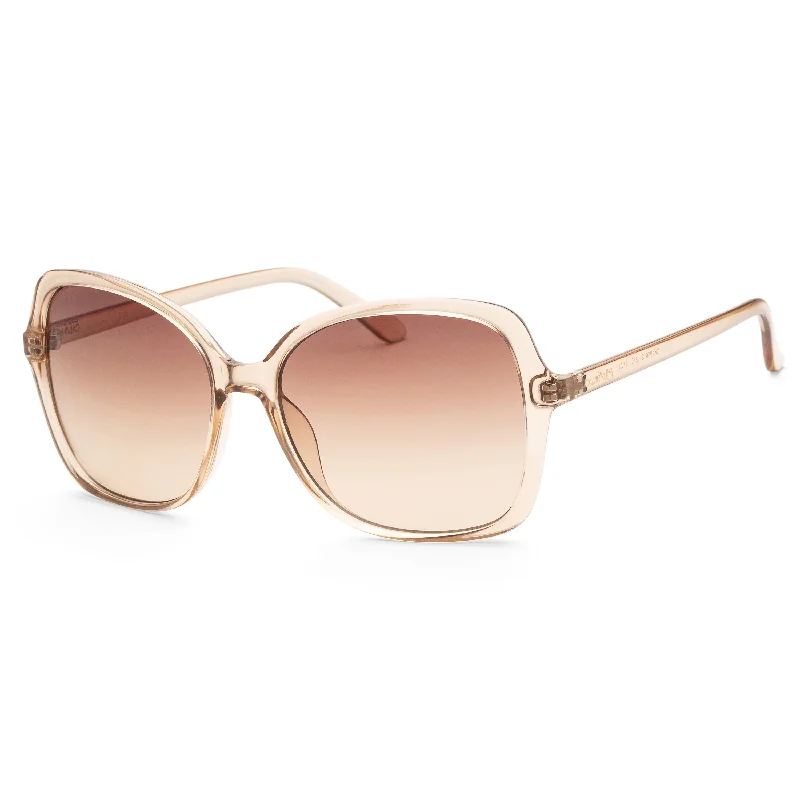 Calvin Klein Women's 57mm Crystal Beige Sunglasses