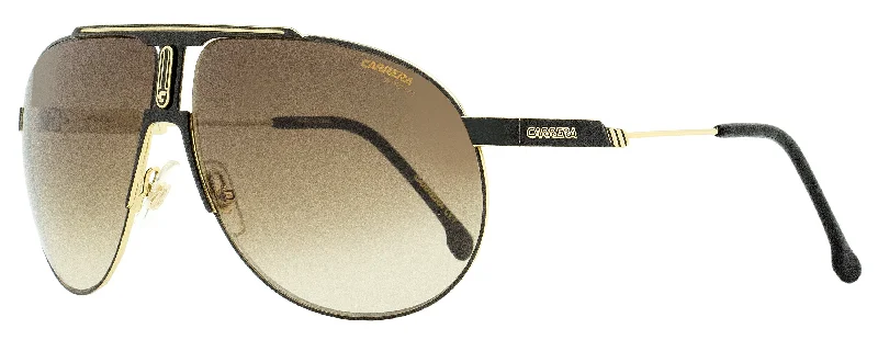 Carrera Unisex Pilot Sunglasses Panamerika 65 2M2HA Black/Gold 65mm