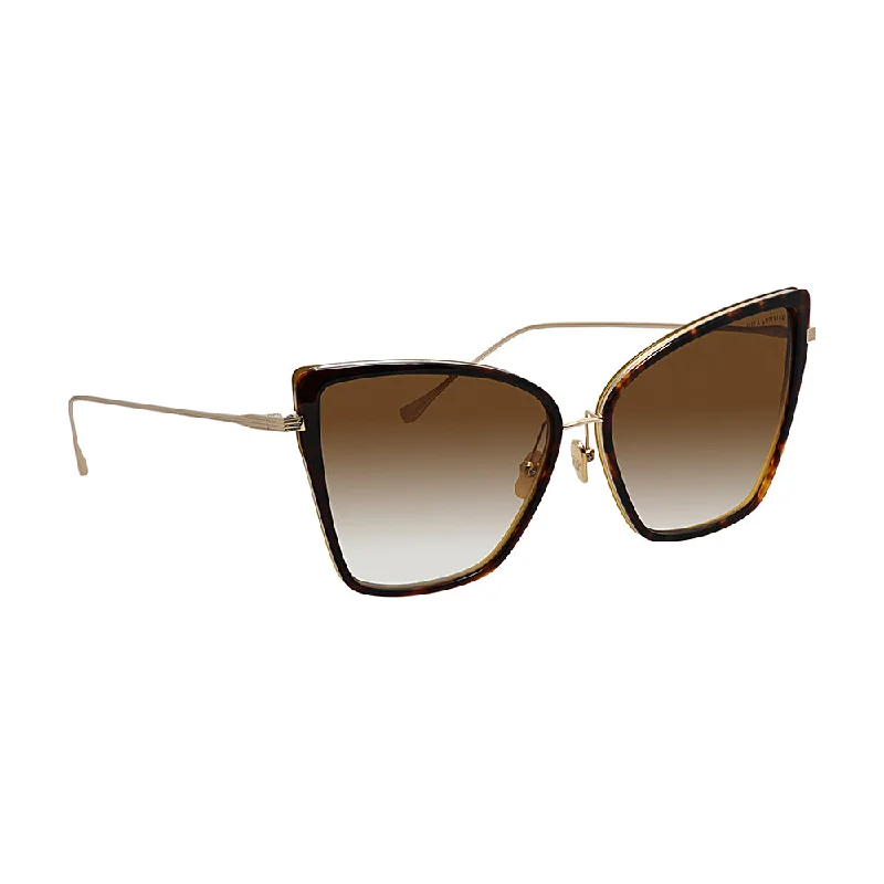 Dita SUNBIRD DT 21013-B-TRT-GLD-59-Z Womens Cat-Eye Sunglasses