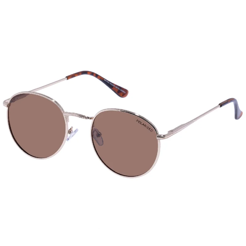 Enviro Round Metal Sunglasses - Gold