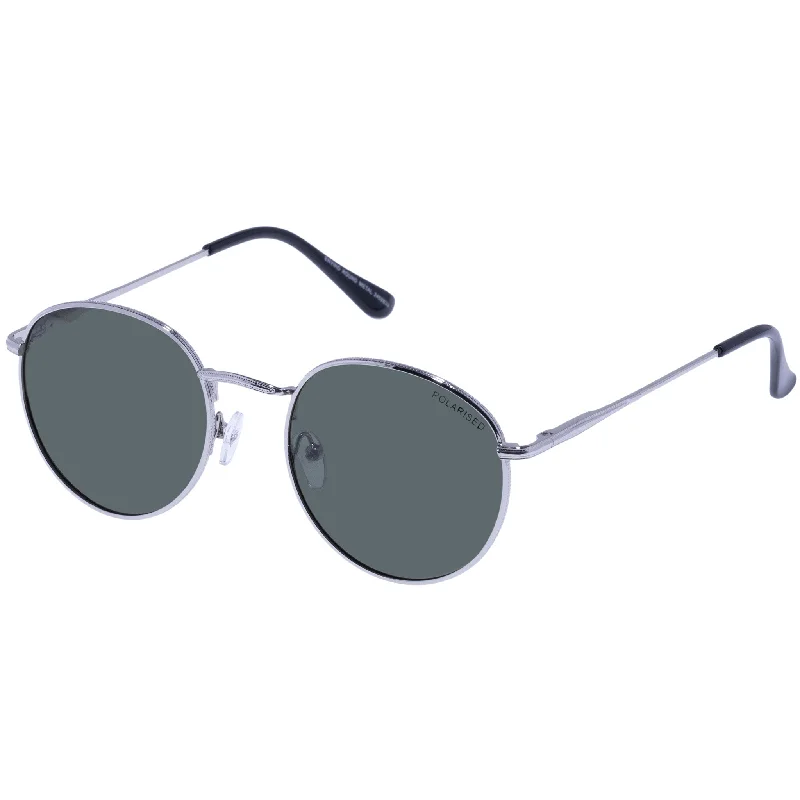 Enviro Round Metal Sunglasses - Silver