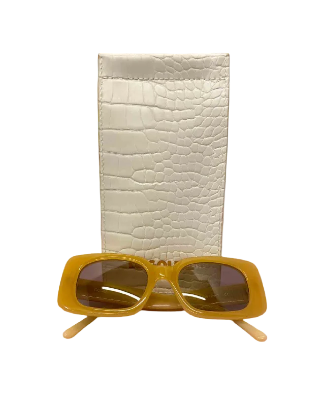 Lu Goldie Rectangle Sunglasses