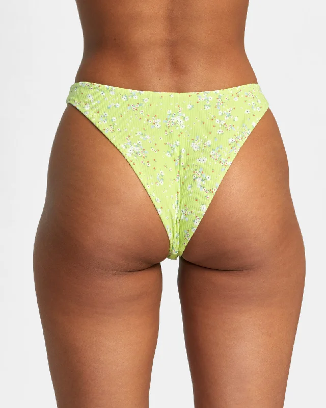 Itty Medium French Bikini Bottoms - Neon Green