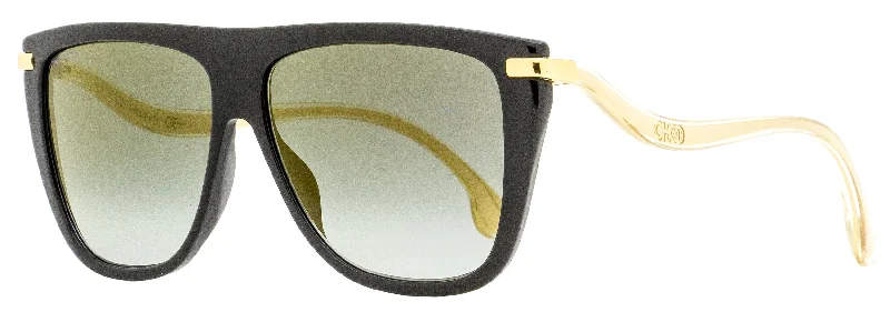 Jimmy Choo Women's Browline Sunglasses Suvi/S 807FQ Black/Gold 58mm