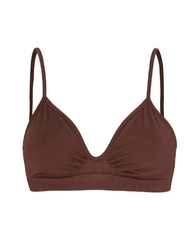 LIBERATED Bikini Bra Top | Maroon