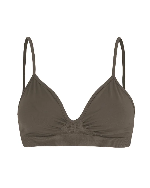 LIBERATED Bra Top | Muddy Grey