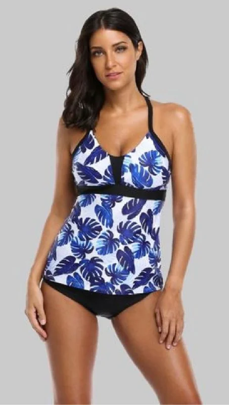 MARY - Women Vintage Floral Tankini Set