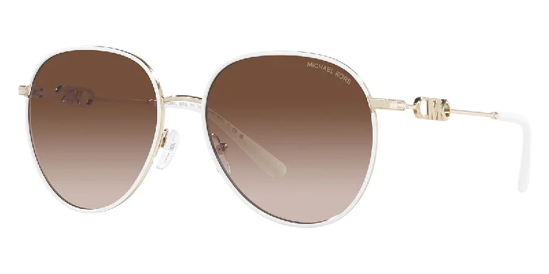 Michael Kors Women's 58mm Light Gold / White Sunglasses