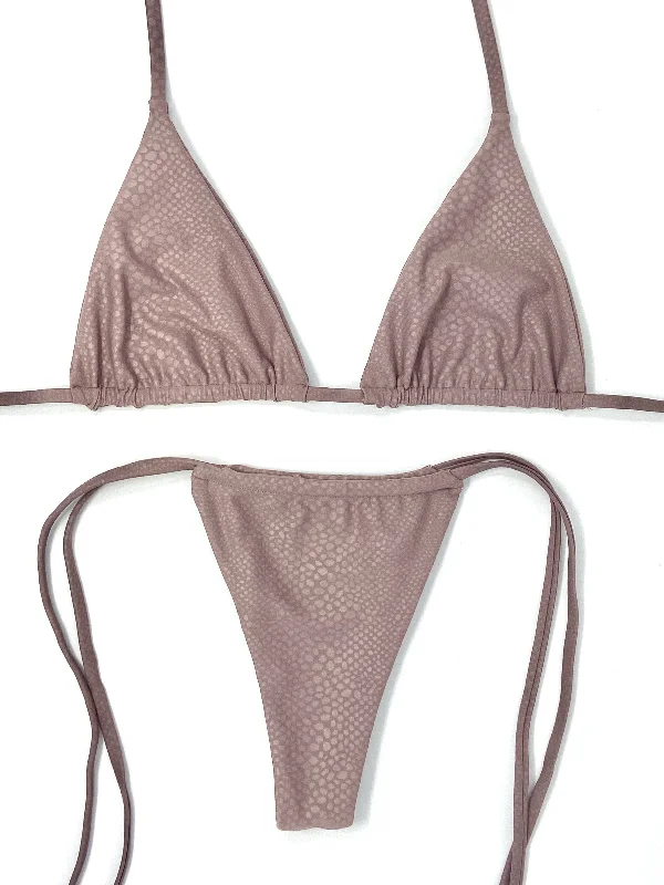 POISE SLIDE BOTTOM- MAUVE SNAKE