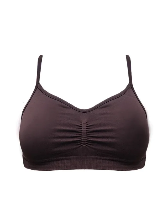 POISE Bra Top | Chocolate Brown