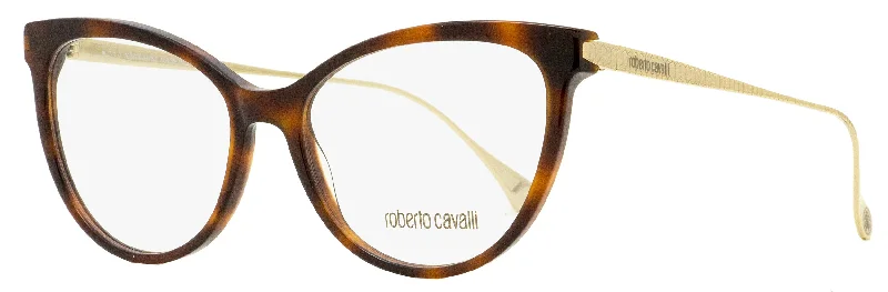 Roberto Cavalli Women's Butterfly Eyeglasses RC5115 052 Havana/Gold 54mm