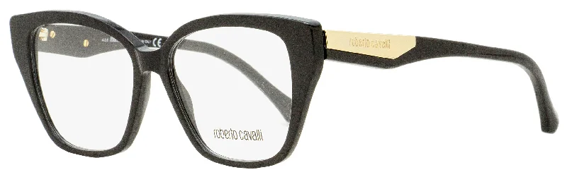 Roberto Cavalli Women's Square Eyeglasses RC5083 Orciano 001 Black/Gold 53mm