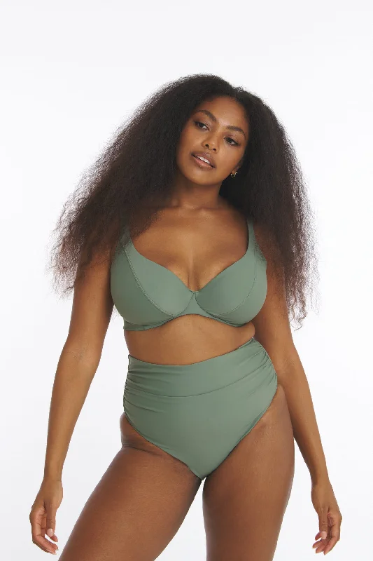 SASCHA BIKINI TOP - EUCALYPTUS