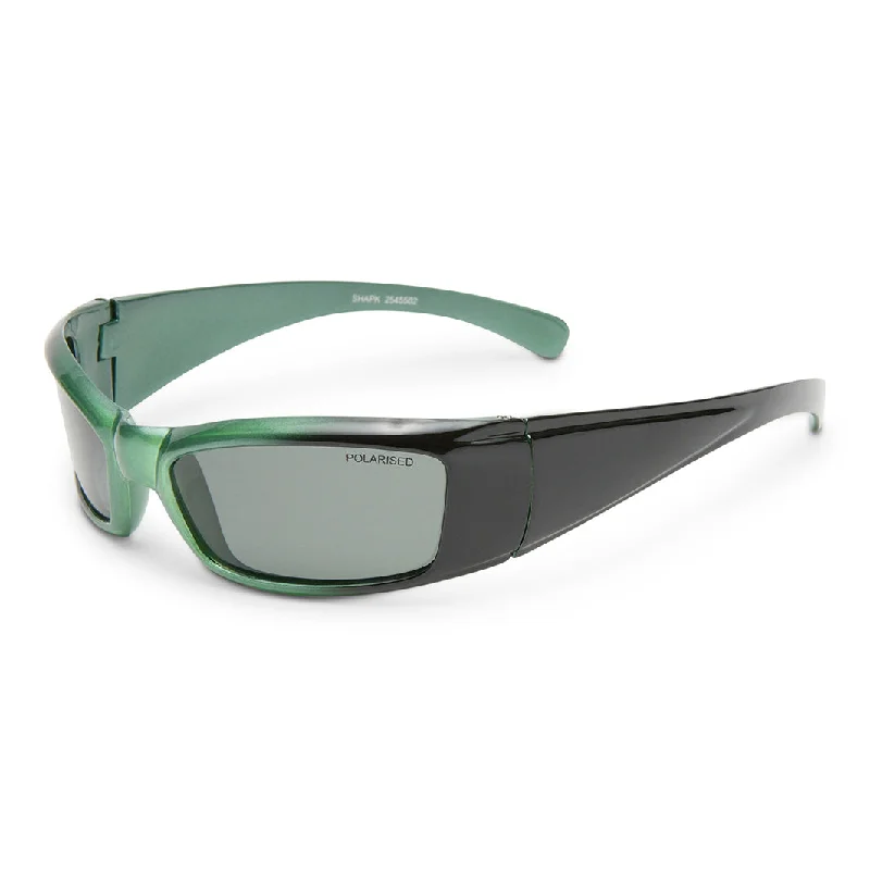 Shark Sunglasses - Green/Black