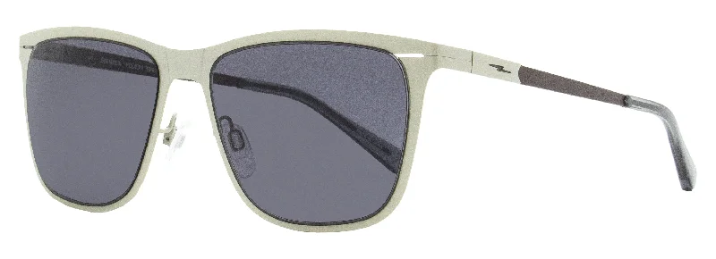 Shinola Men's Arrow Flexon Sunglasses SH3100SM 046 Satin Silver 55mm