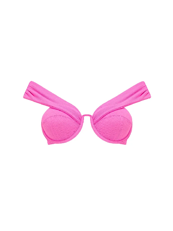 The Bardot Bustier Bra - Very Berry