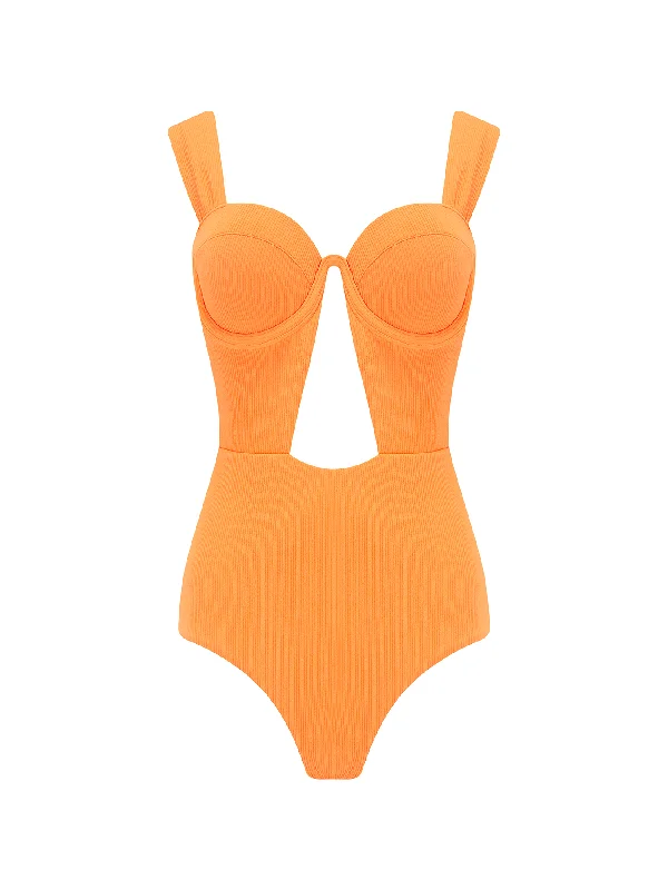 The Bustier Bodysuit - Mango