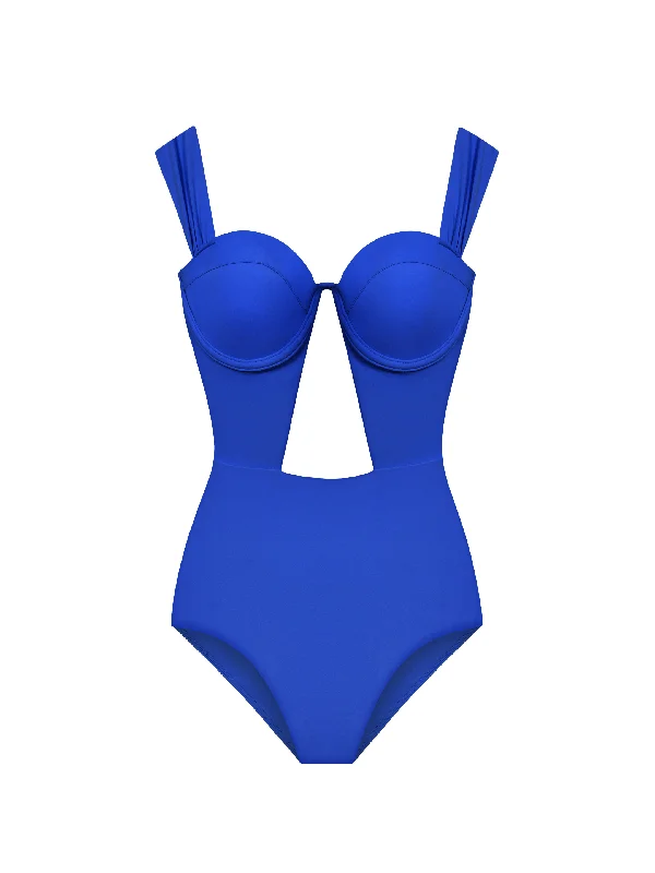 The Bustier Bodysuit - Sapphire