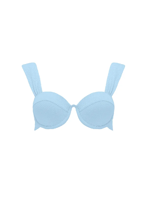 The Modern Bustier Bra - Powder Blue