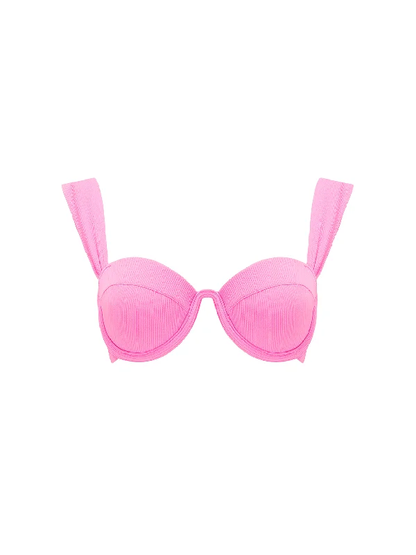 The Modern Bustier Bra - Strawberry