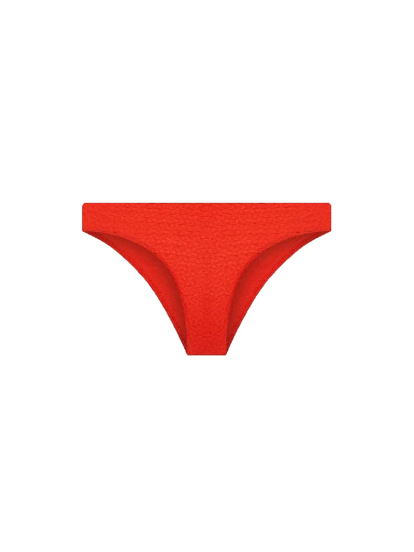 The Seamless Low Rise Brief (Moderate Coverage) - Grapefruit (Embossed)