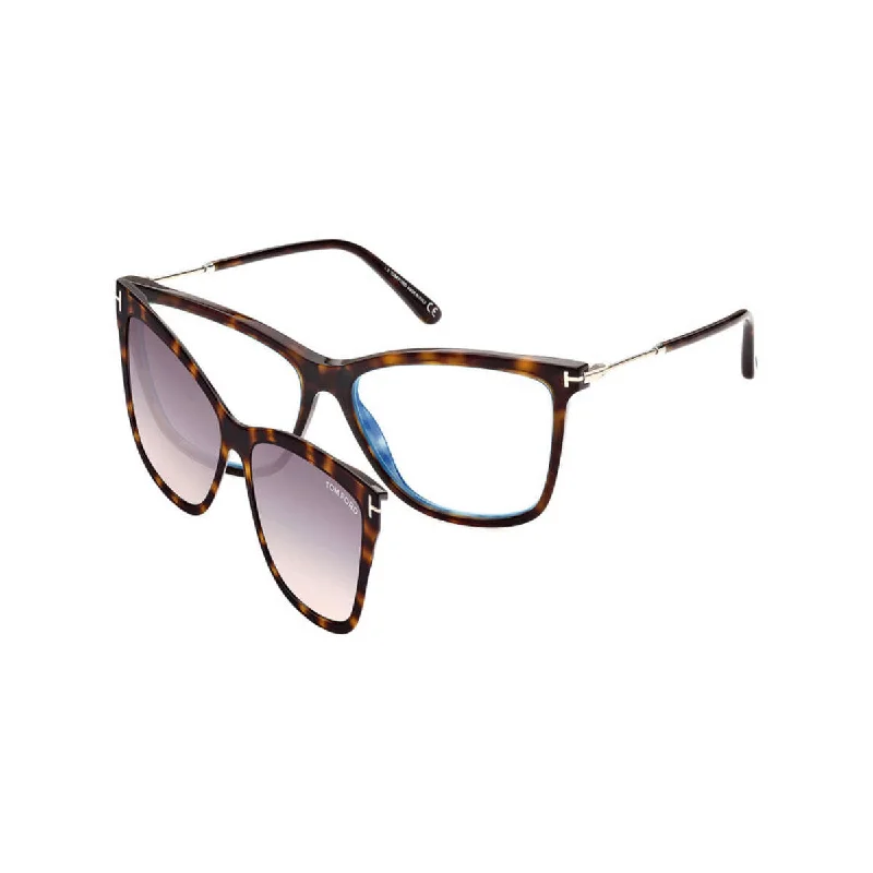 Tom Ford Women's Opticals Dark Havana 56mm Opticals