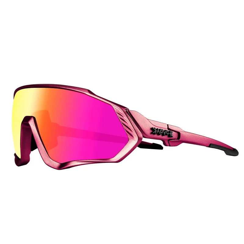 Unisex 5-Lens Polarized Mountain Road Bike Riding Cycling Sunglasses